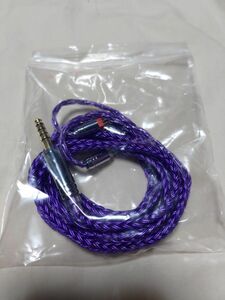 Tripowin Zonie 16 コアー銀メッキケーブル (4.4mm-0.78mm2pin, Violet)