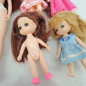 ●TAKARA タカラ リカちゃん 人形 まとめ 9体 ドレス付き 着せ替え人形 フィギュア おままごと 趣味 遊び コレクション/管理5484A11の画像4
