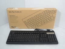 △Topre 東プレ REALFORCE リアルフォース SJ08B0 USB 変荷重キーボード パソコン周辺機器 キーボード 通電確認済/管理5548B11-01260001_画像1