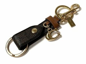 超美品　COACH　コーチ　キーホルダー　シグネチャー　キーリング