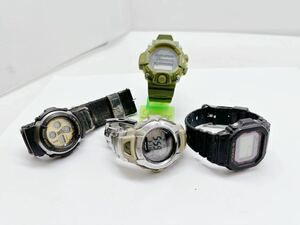 ★G-SHOCK ４点セット★腕時計 Gショック CASIO アクティブスポーツ SPORT GW-700DJ GW-M5600 カシオ時計 メンズ まとめ 中古品