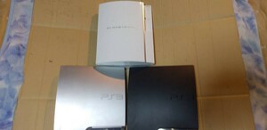 ソニー PS3 3台まとめ売り。動作未確認ゴミジャンク品 CECHHOO CECH-2500B 2台