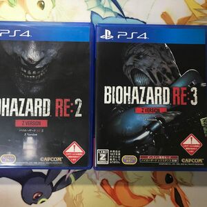 【PS4】 BIOHAZARD RE:3 Z Version [通常版] バイオハザードRE:2 二本セット　バイオハザード