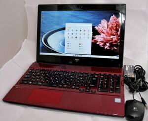 NEC LaVie NS(S) PC-GN254HRAB 15.4インチIPS液晶 FHD SSD240GB ブルーレイドライブ付き