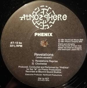 [12]BLEEP　Revelations / Overture / Revelations Reprise / Clockwise // Phenix[12]AT-13 House, Techno 90ｓクラブ テクノ シングル