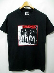 【即決/送料込み】RAMONES/ラモーンズ バンド 音楽 Tシャツ 黒 M 古着 ビンテージ