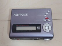 KENWOOD ケンウッド ポータブルMDレコーダー DMC-F5R 再生できたのみ確認 他は未確認 ジャンク 送料520円より_画像1