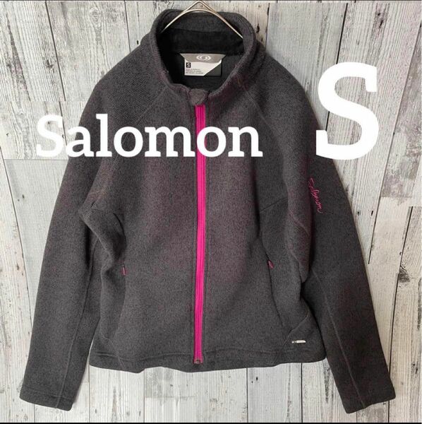 Salomon サロモン ジップアップ　S ジャケット ブルゾン