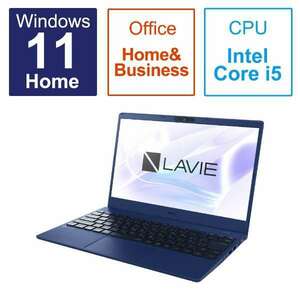 NEC LAVIE N1355/FAL PC-N1355FAL Core i5 1235U 4.40GHz 10コア/8GB/SSD512GB/FullHD/Win11/OfficeHB2021/未使用/メーカー保証1年/激安