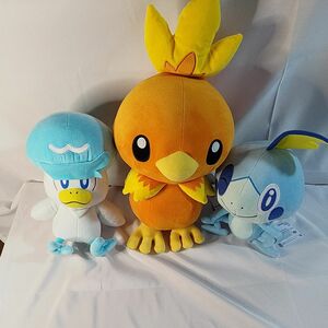 ポケットモンスターもふぐっとぬいぐるみクワッス&メッソン&めちゃもふぐっとぬいぐるみアチャモ