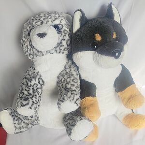 くったりユキヒョウウルトラBIG&くったり柴犬