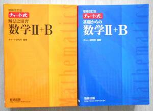 数ⅡBチャート式　【青】＋【黄】２冊セット