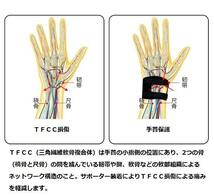 送料込 手首サポーター リストバンド トレーニング スポーツ 腱鞘炎予防 左右2個セット GY S_画像3