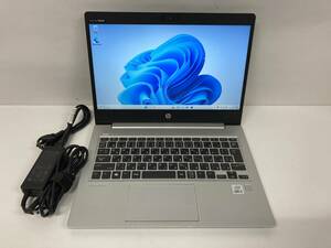 （訳あり）HP ProBook 430 G7 / core i5-10210U 1.60GHz / 16GB / SSD 256GB / 13.3インチ/ Windows 11Pro、動作確認済み