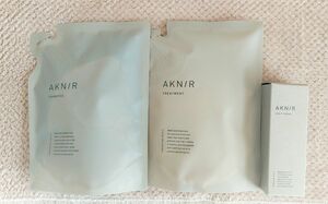 AKNIR 薬用ヘアシャンプー& 薬用トリートメント&薬用ヘアスカルプセラム