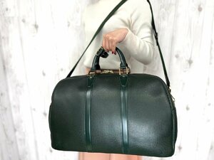 極美品 LOUIS VUITTON ルイヴィトン タイガ ケンダルPM エピセア ボストンバッグ ショルダーバッグ バッグ M30124 緑 2WAY メンズ 69064