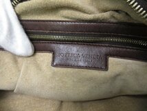 美品 BOTTEGA VENETA ボッテガヴェネタ イントレチャート ハンドバッグ ショルダーバッグ バッグ レザー 茶 2WAY メンズ 69340Y_画像7