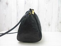 極美品 LOEWE ロエベ ショルダーバッグ バッグ レザー 黒 69726Y_画像5