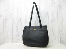 極美品 CELINE セリーヌ トートバッグ ショルダーバッグ バッグ レザー 黒 A4収納可 69728Y_画像2