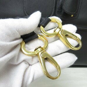 極美品 Ferragamo フェラガモ ビジネスバッグ ショルダーバッグ バッグ レザー 黒 A4収納可 2WAY メンズ 69989の画像10