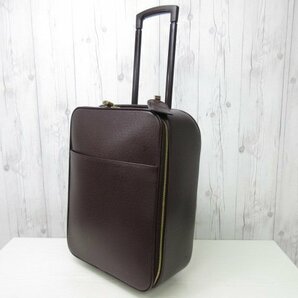 極美品 LOUIS VUITTON ルイヴィトン タイガ ぺガス45 アカジュー キャリーバッグ キャリーケース バッグ M23276 ボルドー 70046Yの画像2