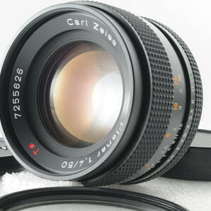 【超美品】CONTAX コンタックス Carl Zeiss Planar 50mm F1.4 T* MMJ 未使用レベルの外観 細かく動作確認済み カビ クモリ無し #901の画像1