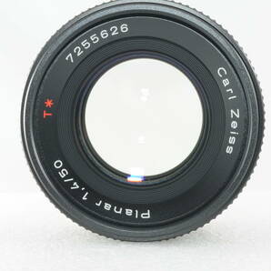 【超美品】CONTAX コンタックス Carl Zeiss Planar 50mm F1.4 T* MMJ 未使用レベルの外観 細かく動作確認済み カビ クモリ無し #901の画像8