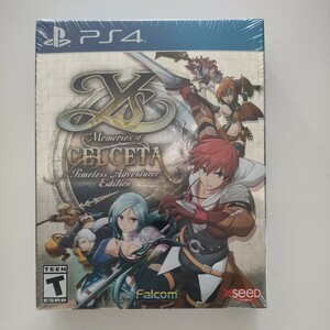 [ unopened ] e-s cell seta. . sea Ys: Memories of Celceta Timeless Adventurer Edition|PS4 North America 