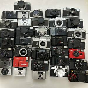 1 jpy ~ film camera summarize KONICA Konica C35 Acom-1 FP FTA mini MG/D MT11 etc. ( junk operation not yet verification GK)