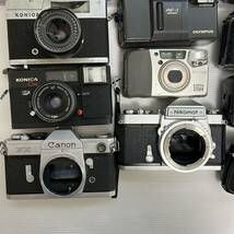 1円~フィルムカメラビデオカメラまとめ Canon KONICA MINOLTA PENTAX FUJI RICOH SHARP FUJICA SONY など(ジャンク品 動作未確認KJ )_画像3