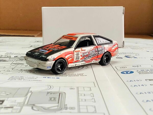 ミニカー　トミカ　トヨタ　スプリンタートレノ　AE86 D1GP TOMY TRUENO TOYOTA