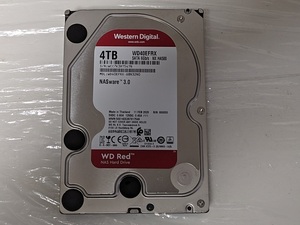 WESTERN DIGITAL Red WD40EFRX NX HA500 4TB 3.5インチ SATA HDD WD ウェスタンデジタル レッド NASware3.0【中古】