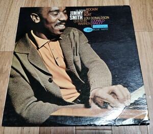 JIMMY SMITH / ROCKIN THE BOAT ジミー・スミス 両面VANGELDER刻印 深溝DG EAR（耳） MONO インナースリーブ BLUENOTE ブルーノート