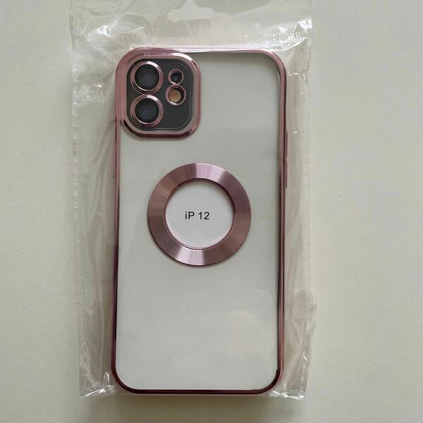【新品】iPhone12 クリアケース MagSafe対応 ピンク