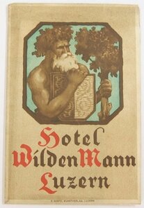 【外国パンフ】HOTEL WILDENMANN(ホテル ヴィルデンマン)　LUZERN(ルツェルン/スイス)★Wa.226