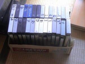  used VHS-120.. videotape 28ps.@ repeated record for used 