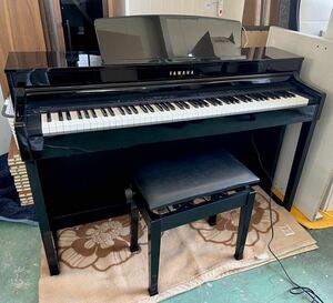 △ 直接引き取り大歓迎 動作品 YAMAHA 電子ピアノ Clavinova CLP-470 クラビノーバ 88鍵 ヤマハ 椅子付き2013年製