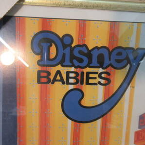 M43 ディズニーベイビーズ ポスターアートフレーム  80's アメリカ製  Disney Babies Poster Art Frame ヴィンテージの画像2