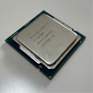 CPU intel core i7-10700K POSTチェック済