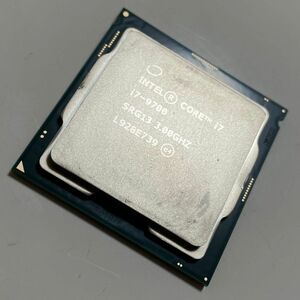 CPU intel core i7-9700 POSTチェック済