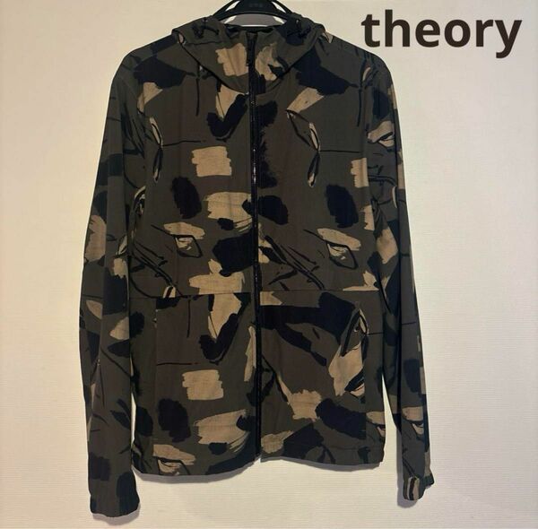 theory メンズ　ナイロンブルゾン　 ジップアップパーカー トップス 