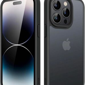 マットケース iPhone 14 Pro 6.1インチ用 ケース 黒