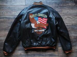 HARLEY-DAVIDSON ハーレーダビッドソン/スクリーミンイーグル オールレザージャケット MA-1 USA-M 希少