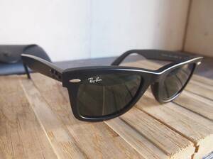 レイバン RAY-BAN ウェイファーラー 艶消しブラック RB2140-A 901-S 美品 マットブラック