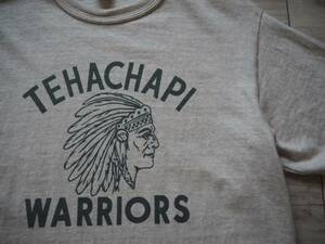 WAREHOUSE ウエアハウス 4601 インディアンモチーフ Tシャツ M TEHACHAPI シャドーボーダー