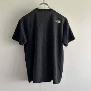 THE NORTH FACE ザノースフェイス プリント Tシャツ M アウトドア ロゴプリント ブラック NT31703X 正規品の画像6