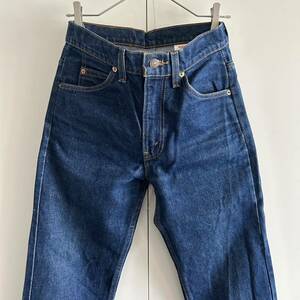 90s Levi's リーバイス517 USA製 ブーツカット ジーンズ デニムパンツ w30 オレンジタブ 濃紺インディゴ シューカット 古着 ヴィンテージ