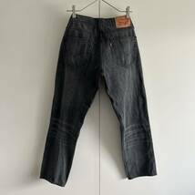 Levi's リーバイス 511 ブラックデニム ジーンズ w32 ユーズド加工 古着_画像8