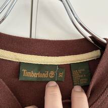 Timberland ティンバーランド ヘンリーネックTシャツ XL ブラウン ストリート 古着 大きいサイズ_画像3