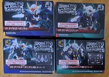 食玩　ダブルオーガンダム　ガンダムエクシア　各EXパーツ MOBILITY JOINT GUNDAM VOL.5 モビリティジョイント 4個 セット フィギュア_画像2